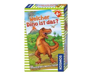 Kosmos 711313 Quel est ce Dinosaure ? Jeu de mémo Dino pour Enfants à partir de 4 Ans, Jeu d'enfant pour 2 à 4 Joueurs, idéal comme Jeu de Voyage