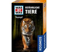 KOSMOS 741853 was IST was Trumpf Gefährliche Tiere, quatuor d'animaux pour enfants à partir de 8 ans, jeu de cartes Trump, jeu de quiz parfait comme petit cadeau ou cadeau d'accompagnement