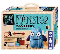 KOSMOS AllesKönnerKiste Monster nähen, Bastelbox, Nähspaß mit Monstern, ab 8 Jahren, 604080