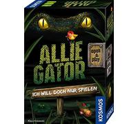 KOSMOS Allie Gator 683023 Jeu de cartes pour 2 à 5 joueurs à partir de 8 ans, jeu d'action cool, dans une boîte magnétique Open & Play, jeu de voyage, petit cadeau pour enfants et adultes, jeu de fête