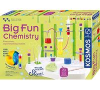 KOSMOS Big Fun Chemistry - La Station de Chimie Folle, boîte d'expérimentation, Laboratoire pour Enfants à partir de 8 Ans, Slime Gluant, liquides bouillonnants, Couleurs changeantes, Manuel