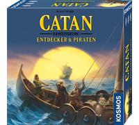 KOSMOS Catan - Erweiterung Entdecker & Piraten, 2 - 4 Spieler, Strategiespiel, Gesellschaftsspiel, 682750