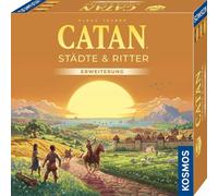 KOSMOS CATAN Städte & Ritter Erweiterung, 3 - 4 Spieler, Strategiespiel, Gesellschaftsspiel, 684754