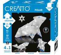 KOSMOS Creatto Hiver Polar, kit de bricolage, puzzle 3D, veilleuse, personnage lumineux, décoration, puzzle, 03462