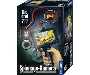KOSMOS Die DREI ??? 632670 Caméra espion - Jouet de détective avec bras de caméra flexible, lumière LED & écran LCD, gadget d'espion pour des découvertes secrètes, gadget décotif pour enfants à partir