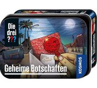 KOSMOS Die drei ??? Geheime Botschaften, Kleine Dose, Detektiv Ausrüstung, Lupe, Geheim Block, Spielzeug, 632359