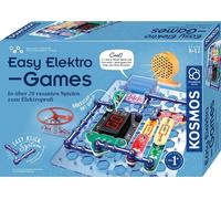 KOSMOS Easy Elektro Games, Experimentierkasten, Experimente, Stromkreis, Elektro, Kinder, 620998