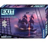 Kosmos EXIT 683108 Jeu + Puzzle l'or des Pirates Niveau avancé Escape Room avec Puzzle pour 1 à 4 Personnes à partir de 12 Ans