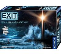 Kosmos EXIT® 698881 Jeu + Puzzle Le Phare Solitaire, Niveau : avancé, Escape Room, Jeu EXIT avec Puzzle pour 1 à 4 Joueurs à partir de 12 Ans