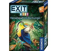 Kosmos EXIT - Le Jeu Kids : Jeu d'énigmes dans la Jungle | Jeu Escape Room pour 1 à 4 enfants à partir de 5 ans, jouable plusieurs fois et adapté aux enfants, EXIT Game idéal comme