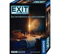 KOSMOS EXIT Spiel - Das Vermächtnis des Weltreisenden, Escape-Spiel, Level Fortgeschrittene, ab 12 Jahren, 682828