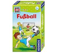 KOSMOS Familienspiele Was ist was – Junior Fußball, Fußballquiz, Wissensspiel, Quiz Spiel, ab 5 Jahren, 711207