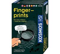 KOSMOS Fingerabdrücke, Detektiv-Experimente, Spurensicherung, Täter überführen, Experimentierset für Kinder ab 8 Jahre, Mitbringexperiment, Geburtstagsgeschenk, (DE, EN, FR, IT, ES, NL), multilingual