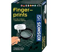 KOSMOS Fingerabdrücke, Detektiv-Experimente, Spurensicherung, Täter überführen, Experimentierset für Kinder ab 8 Jahre, Mitbringexperiment, Geburtstagsgeschenk, (DE, EN, FR, IT, ES, NL), multilingual