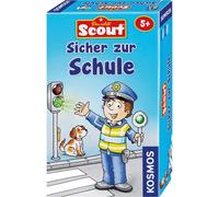 KOSMOS Kinderspiele Scout Sicher zur Schule, Straßenverkehr, Memospiel, Memo Spiel, ab 5 Jahren, 710538