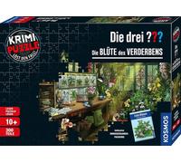 KOSMOS Krimipuzzle Die drei ??? Die Blüte des Verderbens, Krimi Puzzle, Rätsel, Spiel, Kinder, ab 8 Jahren, 684877
