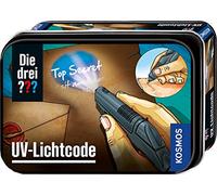 Kosmos Les Trois ? ? Code Lumineux UV, Messages Secrets, Jouets de détection, équipement de détective, kit de détection, Cadeau d'anniversaire d'enfant, Cadeau pour Enfants à partir de 7 à 12 Ans