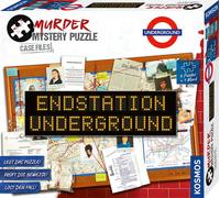 KOSMOS Murder Mystery Puzzle - Endstation Underground, Krimispiel, Gesellschaftsspiel, ab 16 Jahren, 682170
