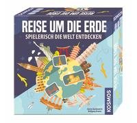 KOSMOS Reise um die Erde, Geografiespiel, Geografie Geographie Spiel, ab 8 Jahren, 692773