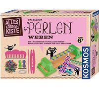 Kosmos Tissage de Perles | Artisanat pour filles de 6 ans et plus, fabrication de bracelets, tissage pour enfants, cadres de tissage de perles