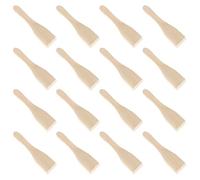 Kosmosta Lot de 16 Spatules Raclette en Bois, Mini Spatules pour Poêles à Fromage, Compatibles Antiadhésif, Accessoires Raclette