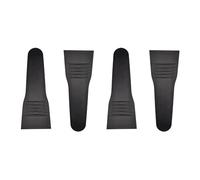 Kosmosta Lot de 4 Spatules à Raclette en Nylon, Mini Racloirs à Fromage, Ustensiles Anti-Rayures pour Poêlons Antiadhésifs, Raclette et Fondue, Lave-Vaisselle