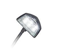 KOSO 10007118 SPEED Éclairage de plaque minéralogique à LED Noir Certifié E Universel