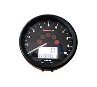 KOSO 360-292 Digital Multifunction Cockpit TNT D64 Custom Style Multimeter Black 10000 U/Min ABE with Detailed English Manual