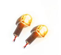 KOSO Clignotant LED Universel Pour Moto NANO Noir Mat Homologué E Paire