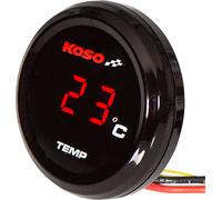 Koso Coin Thermomètre NUMÉRIQUE,AFFICHAGE ROUGE