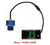 Koso-Compteur De Température Et D'huile Eco Il,Thermomètre Pour Scooter Et Moto De Course,Adaptateur,Nmax125,Xprévention 250,300,Nmax,Cb400,Cb500x - Type Green-M20x1.0mm