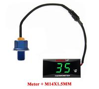 Koso-Compteur De Température Et D'huile Eco Il,Thermomètre Pour Scooter Et Moto De Course,Adaptateur,Nmax125,Xprévention 250,300,Nmax,Cb400,Cb500x - Type Green-M14x1.5mm