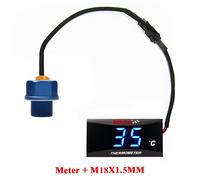 Koso-Compteur De Température Et D'huile Eco Il,Thermomètre Pour Scooter Et Moto De Course,Adaptateur,Nmax125,Xprévention 250,300,Nmax,Cb400,Cb500x - Type Blue-M18x1.5mm