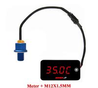 Koso-Compteur De Temps D'huile De Température De Moto,Adaptateur Pour Scooter Et Course,Nmax125,Xprévention 250,300,Nmax,Cb400,Cb500x - Type 3in1-Red-M12x1.5