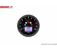 KOSO Neo Retro Multifunktions-Drehzahlmesser 64 mm TNT schwarz