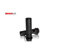 KOSO poignées chauffées Titan-X pour Harley Davidson avec commutateur intégré, noir, noir