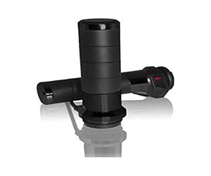 KOSO Titan-X Poignées chauffantes 7/8" + 1" L = 120 mm avec interrupteur intégré - Noir | Diam. 22/24 mm, caoutchouc, OEM AX065KI0, interrupteur intégré, sans embouts amovibles, adapté pour câble d'accélérateur