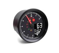 KOSO TNT-04 Drehzahlmesser/Tachometer mit schwarzem Ring mit ABE/KBA positive LCD