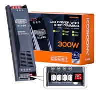 KOSOOM Transformateur LED 24v 300W 12.5A 1pcs 230V 220V Alimentation DC Transfo pour ruban LED driver dimmable alimentation basse tension transfo pour power supply tranformateur alim 24v