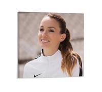 Kosovare Asllani The Queen of Swedish Football Poster (14) Poster d'œuvres d'art cool Impression sur toile à suspendre 60 x 60 cm