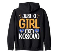 Kosovo Pride Kosovar est Juste Une Fille du Kosovo Sweat à Capuche