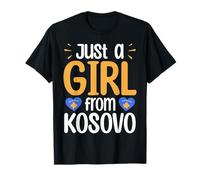 Kosovo Pride Kosovar est Juste Une Fille du Kosovo T-Shirt