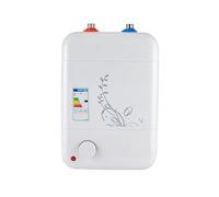 Kospel Robinet avec chauffe-eau instantané 8 l - Résistant à la pression - Chauffe-eau - Chauffe-eau central - Petit chauffe-eau - Blanc - 1500 W