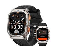 KOSPET M3 Ultra Montre Connectée homme Montre Sport GPS 40+ jours 50m Etanche Tracker d'Activit Répondre/appeler Sommeil -Argent