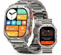 KOSPET TANK M3 Ultra GPS Smartwatch hommes avec fonction téléphone, 60+jours d'autonomie, 1,96 AMOLED écran 5ATM étanche montre cadeau de Noël