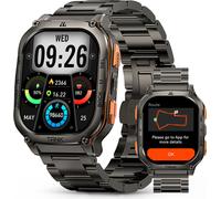 KOSPET Tank M3 Ultra GPS Smartwatch pour hommes avec fonction téléphone, 40+jours d'autonomie, écran AMOLED 1,96, 5ATM étanche Montre fitness avec cardiofréquencemètre