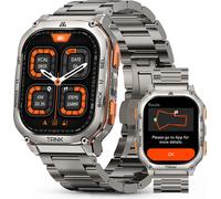 KOSPET TANK M3 Ultra GPS Smartwatch pour hommes avec fonction téléphone, 60+jours d'autonomie, écran AMOLED 1,96 5ATM étanche Montre fitness avec fréquence cardiaque