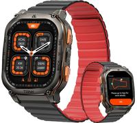 KOSPET TANK M3 Ultra GPS Smartwatch pour hommes Smartwatch pour femmes Batterie 480mAh 5 ATM & IP69K Etanche Moniteur de fréquence cardiaque Traqueur de sommeil pour la fête des pères