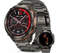 KOSPET TANK T3 Ultra 2 GPS Smartwatch Hommes,Boîtier en acier inoxydable, étanche 5ATM, 60+jours d'autonomie, appel Bluetooth,Montre de fitness avec 1,43" AMOLED