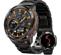 KOSPET Tank T3 Ultra 2 Montre Connectée Homme, GPS, Étanche 5 ATM & IP69K | Corps Entièrement en Acier Inoxydable, Appel Bluetooth, Suivi du Fréquence Cardiaque et Sommeil, Compatible Android et iPhone